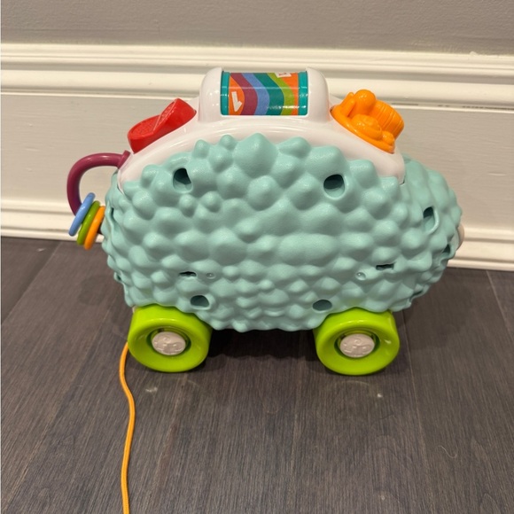 Fisher-Price Baby/Toddler Blue Hedgehog Electeonic Learning Toy Pull Car - Picture 5 of 7